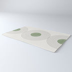 Fresh Pattern, Green Circle Rug Gallery Image 3