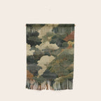 Japanese green Forest Painting Autumn Art Japandi Wall Art maximalist Art Nouveau Botanical Print Wall Hanging Gallery Image 1