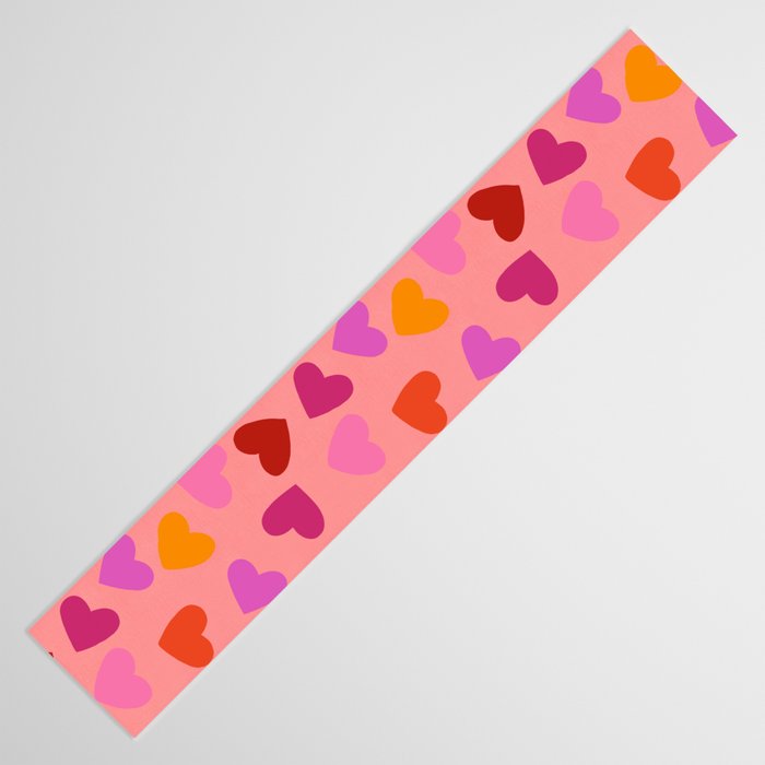 Colorful Heart Pattern for Valentine's Day Table Runner Gallery Image 3