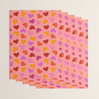 Colorful Heart Pattern for Valentine's Day Wrapping Paper Gallery Image 3