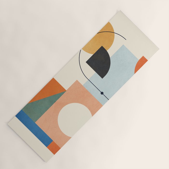 Geometric Color Play 02 Yoga Mat Gallery Image 1