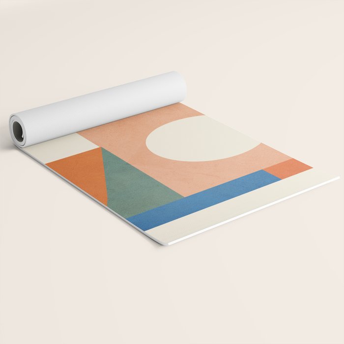 Geometric Color Play 02 Yoga Mat Gallery Image 2