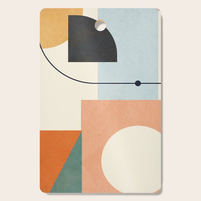 Geometric Color Play 02 Cutting Board Gallery Image 1