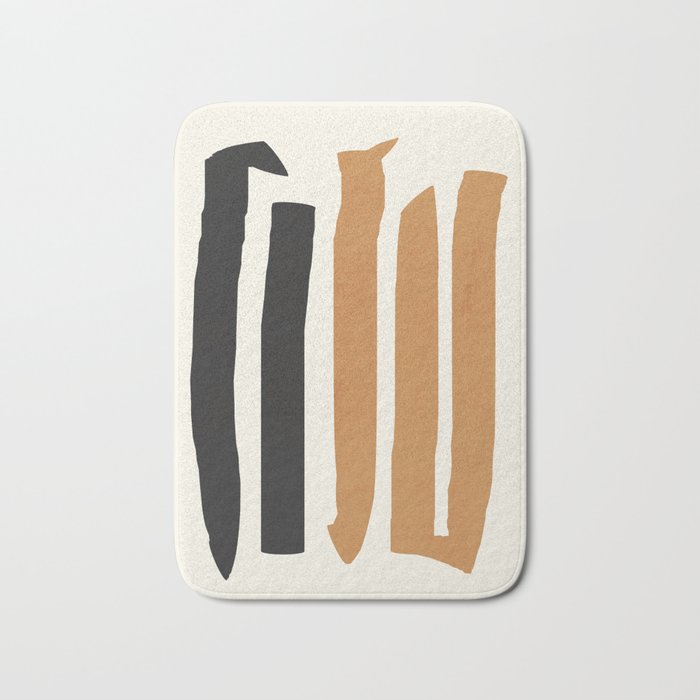 abstract minimal 54 Bath Mat Gallery Image 1