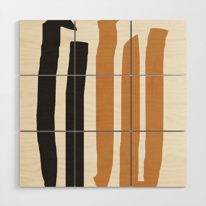 abstract minimal 54 Wood Wall Art Gallery Image 1