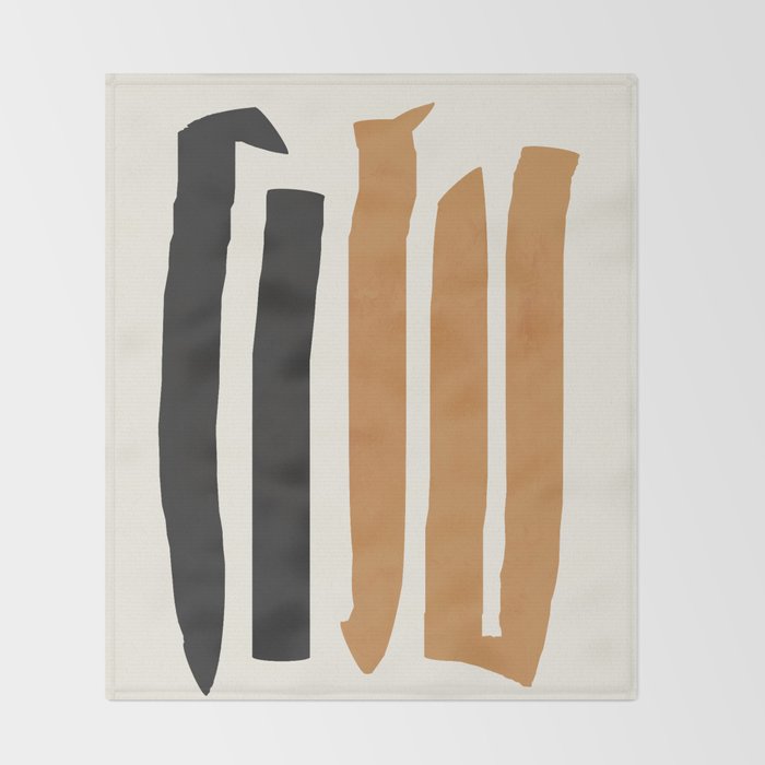 abstract minimal 54 Throw Blanket Gallery Image 2