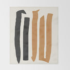 abstract minimal 54 Throw Blanket Gallery Image 2