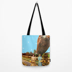 Spring Walk (Daffodils and Cows) Tote Bag Gallery Image 2