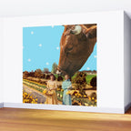 Spring Walk (Daffodils and Cows) Wall Mural Gallery Image 2