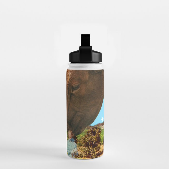 Spring Walk (Daffodils and Cows) Water Bottle Gallery Image 2