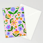 Summer Bright Floral #1 Stationery Card Gallery Image 2