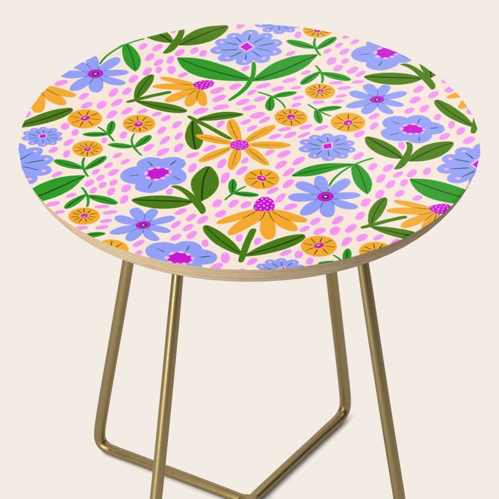 Summer Bright Floral #1 Side Table Gallery Image 2