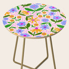 Summer Bright Floral #1 Side Table Gallery Image 2