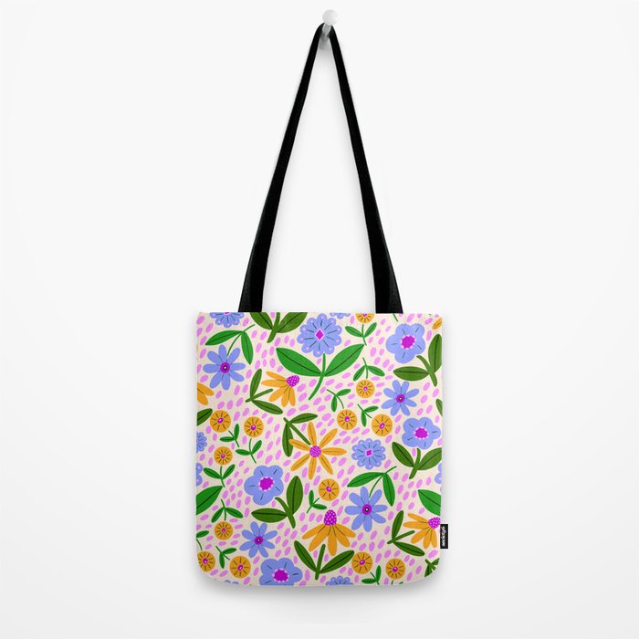 Summer Bright Floral #1 Tote Bag Gallery Image 2