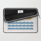Sun Wave - Seascape Abstract  Laptop Sleeve Gallery Image 2