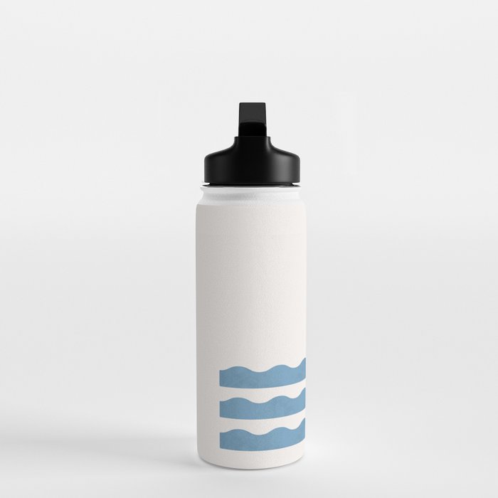 Sun Wave - Seascape Abstract  Water Bottle Gallery Image 3