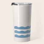 Sun Wave - Seascape Abstract  Travel Mug Gallery Image 3