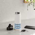 Sun Wave - Seascape Abstract  Water Bottle Gallery Image 4