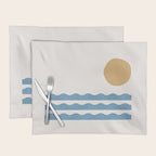 Sun Wave - Seascape Abstract  Placemat Gallery Image 1