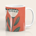 Terracotta Folk Blooms Coffee Mug Gallery Image 1
