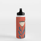 Terracotta Folk Blooms Water Bottle Gallery Image 3
