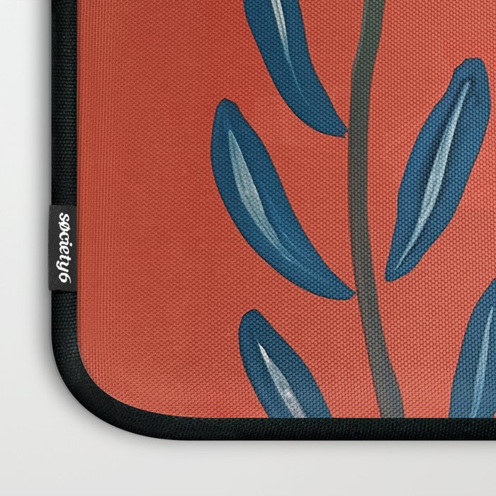 Terracotta Folk Blooms Laptop Sleeve Gallery Image 3