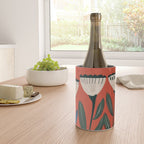 Terracotta Folk Blooms Wine Chiller Gallery Image 4