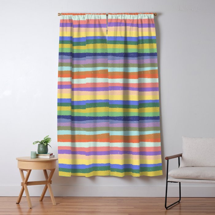Bright stripes Window Curtain Gallery Image 5