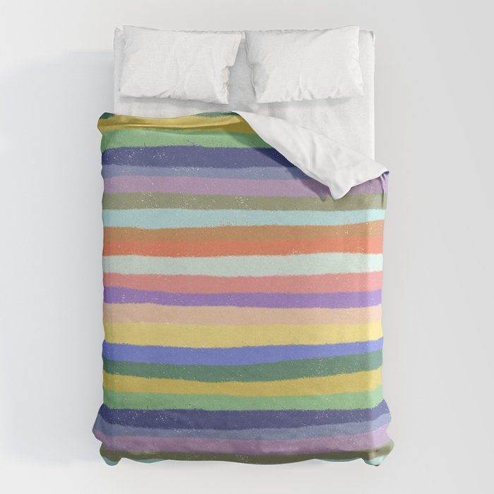 Bright stripes Duvet Cover Gallery Image 1