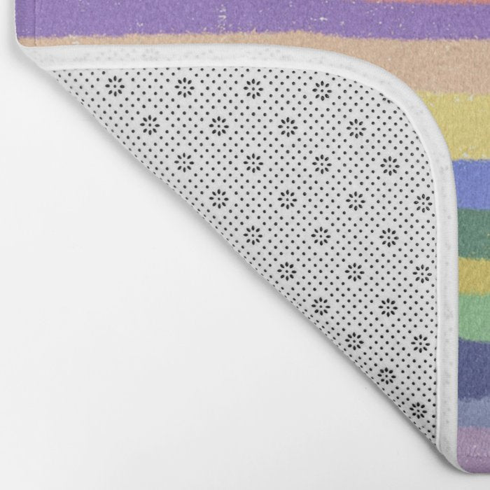 Bright stripes Bath Mat Gallery Image 2