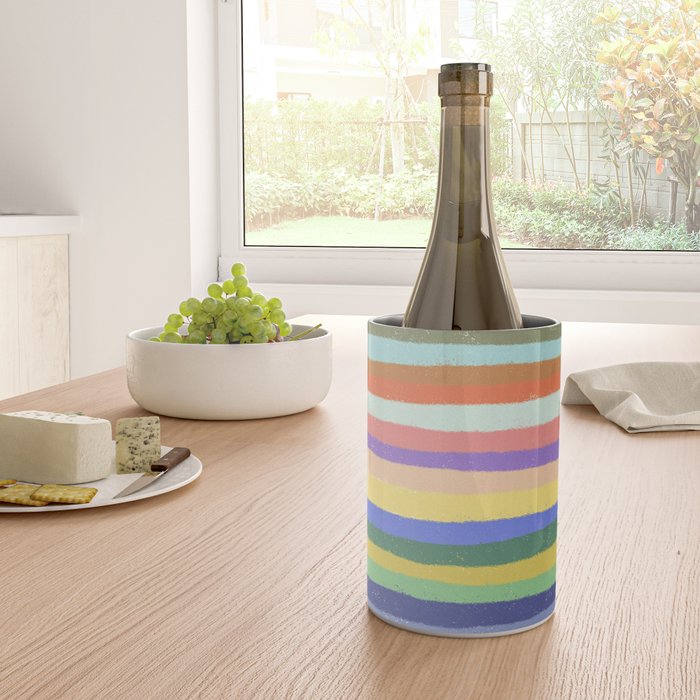 Bright stripes Wine Chiller Gallery Image 4