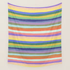 Bright stripes Wall Tapestry Gallery Image 4