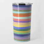 Bright stripes Travel Mug Gallery Image 1