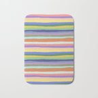 Bright stripes Bath Mat Gallery Image 1