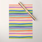 Bright stripes Wrapping Paper Gallery Image 1