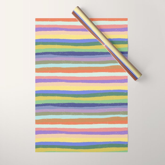 Bright stripes Wrapping Paper Gallery Image 1