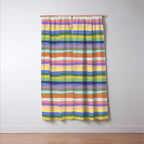 Bright stripes Window Curtain Gallery Image 3