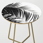 Palm Leaves Black & White Vibes #3 #tropical #decor #art #society6 Side Table Gallery Image 2
