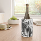 Palm Leaves Black & White Vibes #3 #tropical #decor #art #society6 Wine Chiller Gallery Image 4