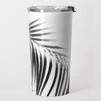 Palm Leaves Black & White Vibes #3 #tropical #decor #art #society6 Travel Mug Gallery Image 2