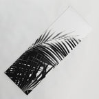 Palm Leaves Black & White Vibes #3 #tropical #decor #art #society6 Yoga Mat Gallery Image 1