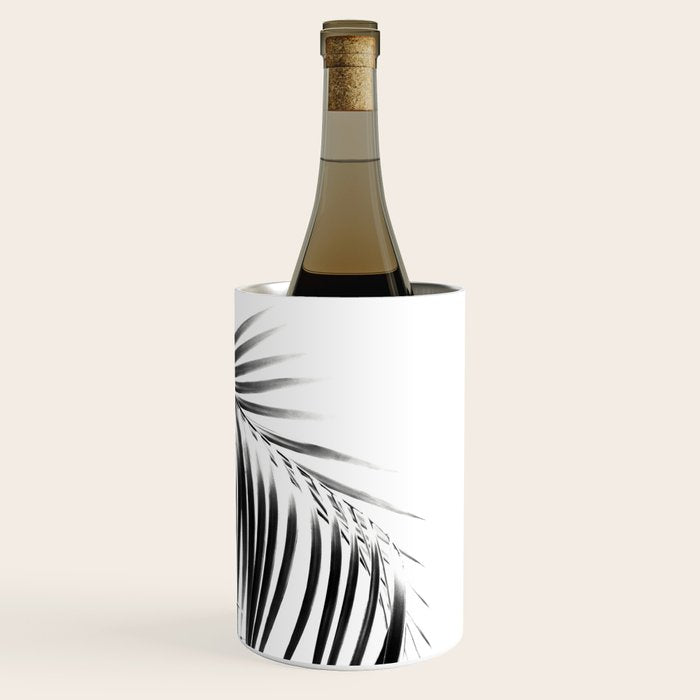 Palm Leaves Black & White Vibes #3 #tropical #decor #art #society6 Wine Chiller Gallery Image 3