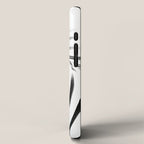 Palm Leaves Black & White Vibes #3 #tropical #decor #art #society6 iPhone Case Gallery Image 2