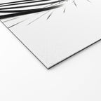 Palm Leaves Black & White Vibes #3 #tropical #decor #art #society6 Welcome Mat Gallery Image 2
