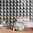 Palm Leaves Black & White Vibes #3 #tropical #decor #art #society6 Wallpaper Gallery Image 3