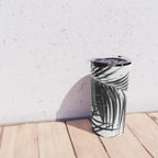 Palm Leaves Black & White Vibes #3 #tropical #decor #art #society6 Travel Mug Gallery Image 4