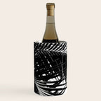 Palm Leaves Black & White Vibes #3 #tropical #decor #art #society6 Wine Chiller Gallery Image 2