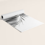 Palm Leaves Black & White Vibes #3 #tropical #decor #art #society6 Yoga Mat Gallery Image 2