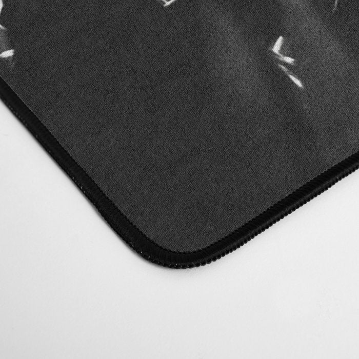 Palm Leaves Black & White Vibes #3 #tropical #decor #art #society6 Desk Mat Gallery Image 4