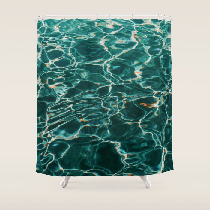 Natatorium #3 Shower Curtain Gallery Image 1